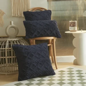 funda cojín geométricas azul 30x50 - FundasCojines.com