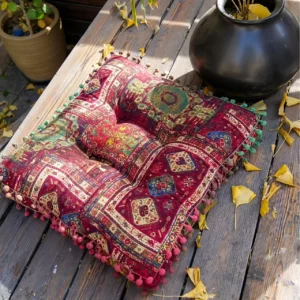 cojín de suelo bohemio - FundasCojines.com
