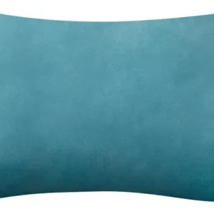 fundas cojín terciopelo turquesa 30x50 - FundasCojines.com
