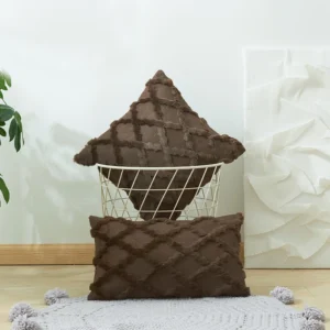 funda de cojín felpa - FundasCojines.com