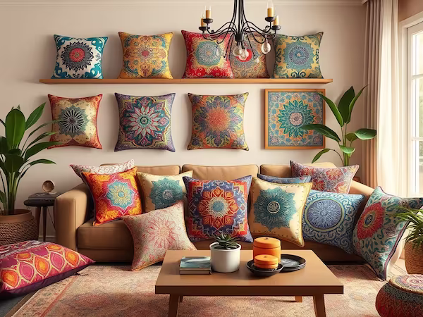 Fundas de cojines para el hogar: trucos de decoración para un salón más acogedor