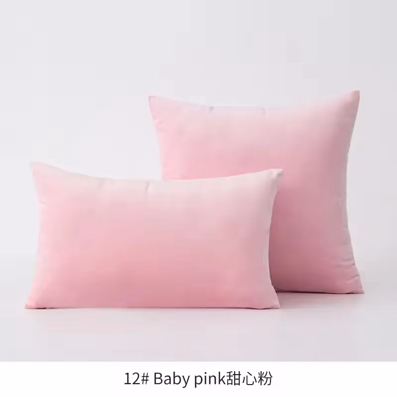 funda de cojín de terciopelo liso 17 - FundasCojines.com