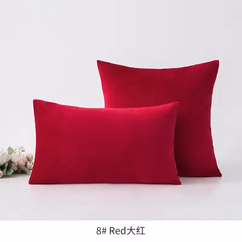 funda de cojín de terciopelo liso 29 - FundasCojines.com