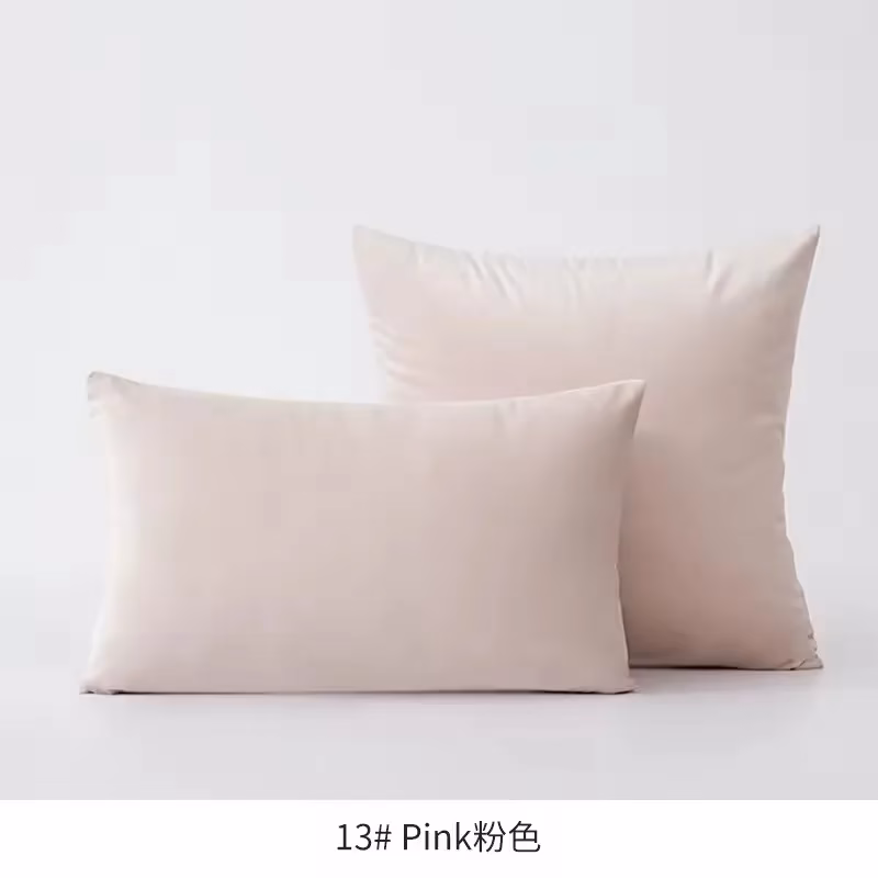 funda de cojín de terciopelo liso 27 - FundasCojines.com